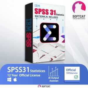 IBM SPSS Statistics [V32/V31V30] | Windows & Mac | Lifetime Usage | AI Assistant Included